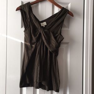 Deletta XS Twist Front Tank Top